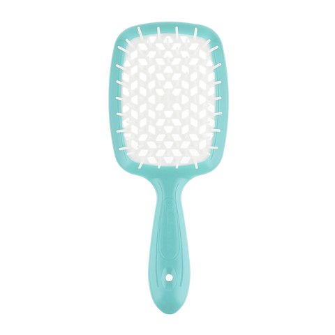 Janeke Superbrush (Small) щітка для волосся блакитна з білим Janek00023 фото