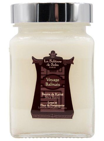 La Sultane De Saba - Масло каріте з ароматом лотосу і франжипані Shea Butter Lotus and Frangipani Flowers 300ml Sultane00004 фото