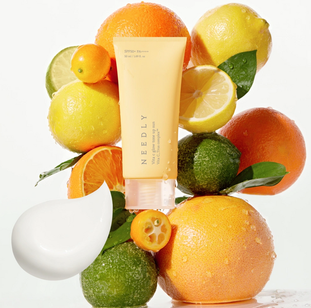 Сонцезахисний крем з ефектом освітлення та сяйва Needly Vita C Glow Tone Up Sun SPF 50+ PA++++, 50 ml needly023 фото