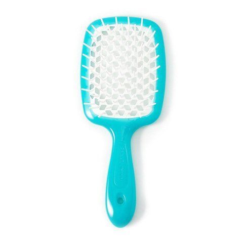 Janeke Superbrush (Standart) щітка для волосся блакитна з білим Janek00013 фото