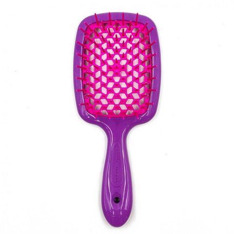 Janeke Superbrush (Small) щітка для волосся фіолетова з малиновим Janek00016 фото