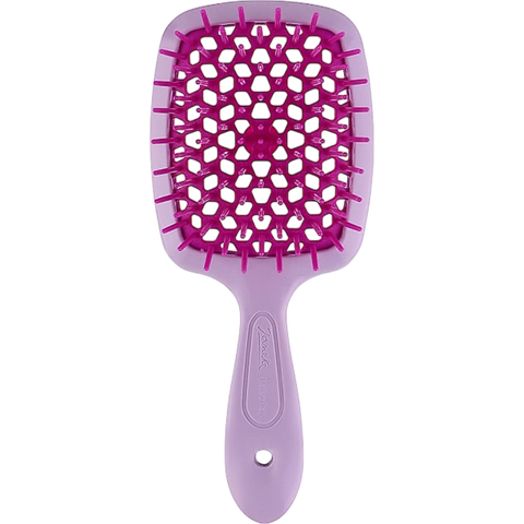 Janeke Superbrush (Small) щітка для волосся лавандова з фуксією Janek00028 фото